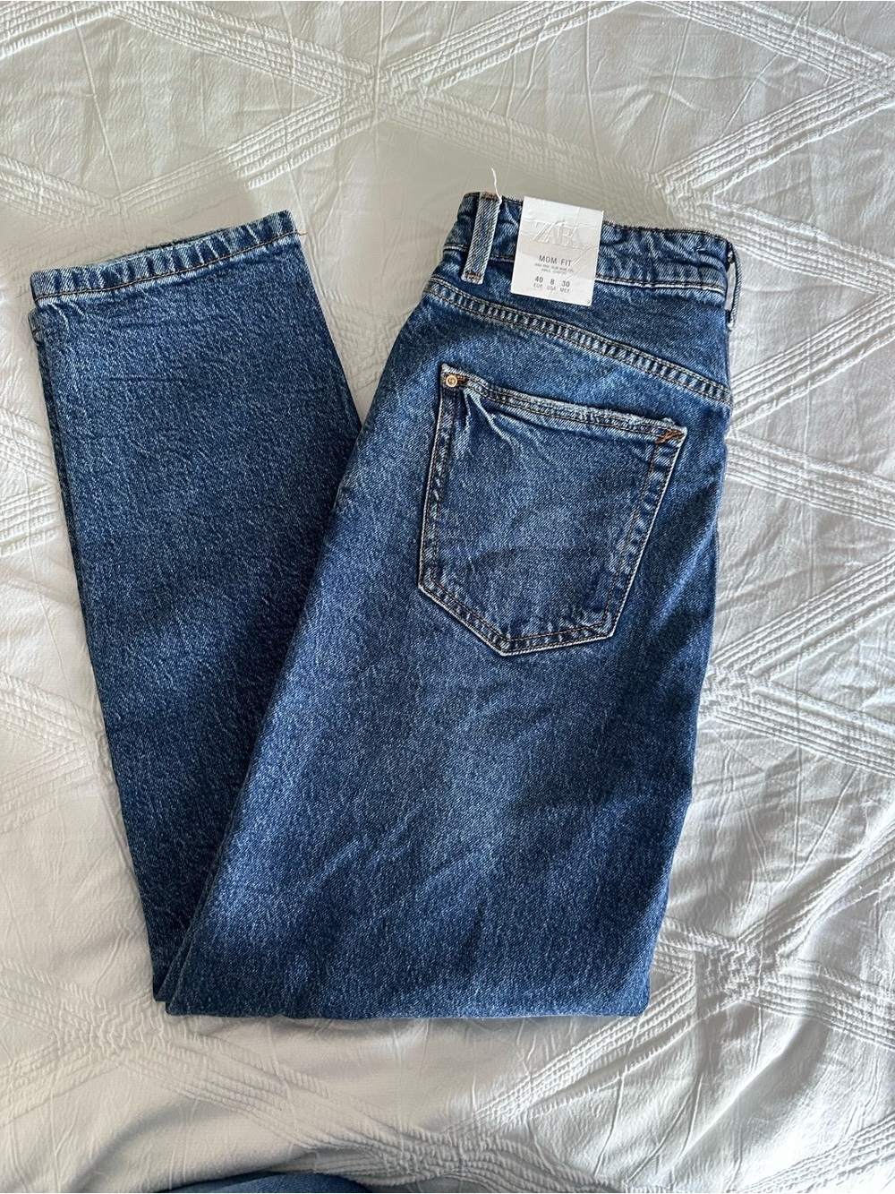 Zara Women’s Straight Jeans in Denim - Picture 2 of 8
